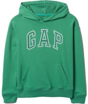 GAP V-FRCH LOGO Chlapčenská mikina, zelená, veľkosť