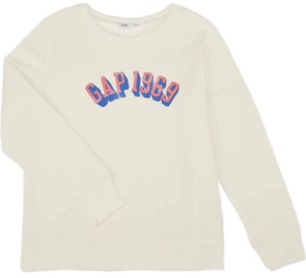 GAP V-SP25 LOGO Dámska mikina, biela, veľkosť