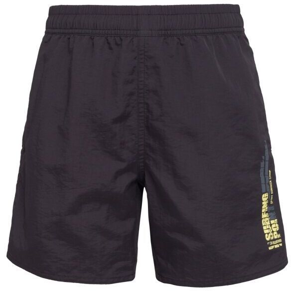 AQUOS HUDSON Chlapčenské kúpacie šortky, čierna, veľkosť 128-134