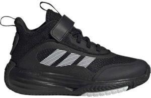 adidas OWNTHEGAME 3,0 K Detská basketbalová obuv, čierna, veľkosť 35.5