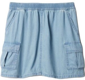 GAP DENIM CARGO Dievčenská sukňa, světle modrá, veľkosť