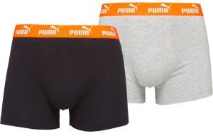 Puma MEN CAT LOGO PRINT BOXER 2P Pánske boxerky, čierna, veľkosť