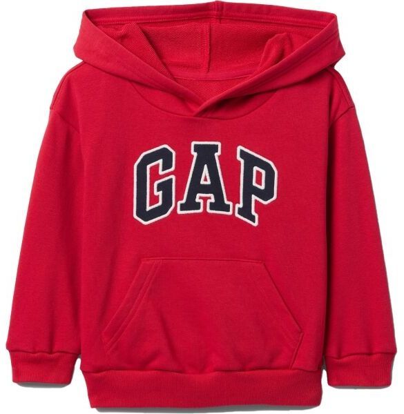 GAP V-FRCH LOGO Chlapčenská mikina, červená, veľkosť 2Y