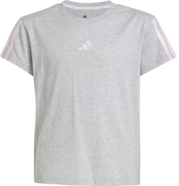 adidas EMBROIDERED T-SHIRT Dámske tričko, sivá, veľkosť