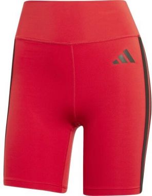 adidas TRAINING ESSENTIALS 3-STRIPES LEGGINGS Dámske legíny, červená, veľkosť