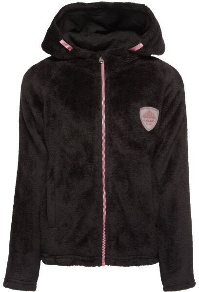 LOAP CHEMILA Dievčenská mikina, černá, veľkosť 134-140