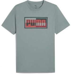 Puma GRAPHIC PUMA GOX TEE Pánske tričko, zelená, veľkosť