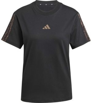 adidas EMBROIDERED T-SHIRT Dámske tričko, čierna, veľkosť