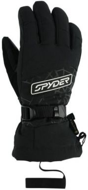 Spyder OVERWEB GTX Lyžiarske rukavice, čierna, veľkosť
