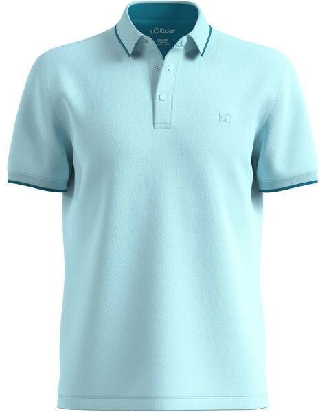 s.Oliver RL POLO NOOS Pánska polokošeľa, svetlomodrá, veľkosť