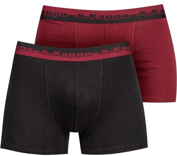 Kappa LOGO ZENBO 2 PACK Pánske boxerky, čierna, veľkosť