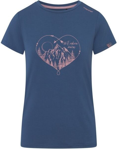 Viking LENTA BAMBOO LIGHT LADY Dámske tričko, tmavo modrá, veľkosť