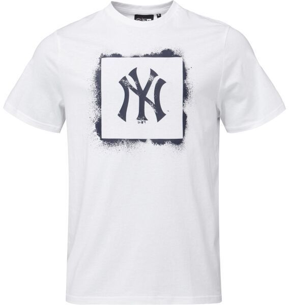 New Era NEW YORK YANKEES MLB SPRAY STAMP Pánske tričko, biela, veľkosť
