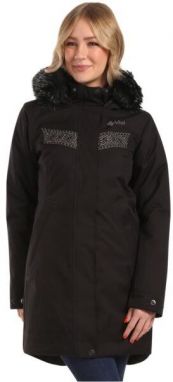 KILPI PERU Dámsky zimný kabát, čierna, veľkosť