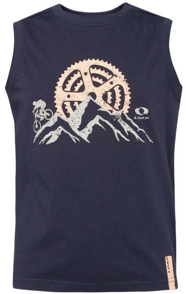 LOAP BOOMEN Chlapčenské tielko, tmavě modrá, veľkosť 112-116