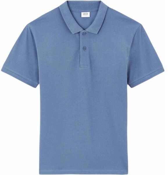 CELIO TEONE Pánske polo tričko, modrá, veľkosť