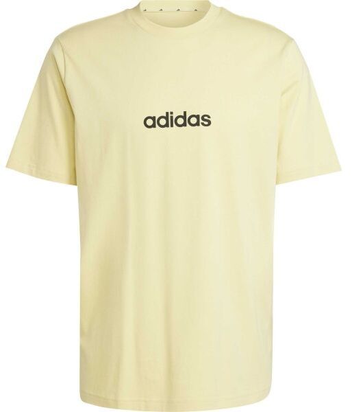 adidas ESSENTIALS LINEAR SINGLE JERSEY Pánske tričko, žltá, veľkosť
