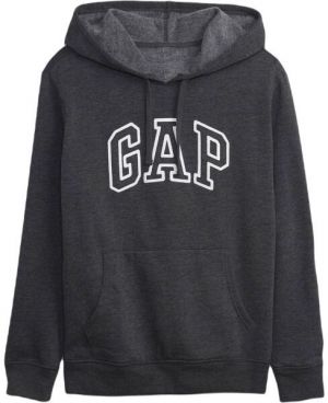 GAP HERITAGE Dámska mikina, tmavo sivá, veľkosť