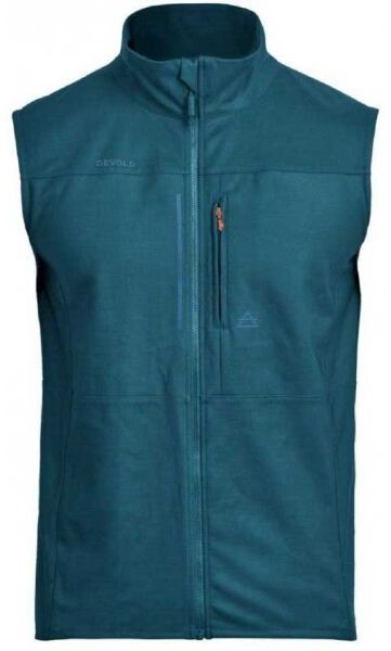 Devold RUNNING MERINO VEST Pánska bežecká merino vesta, tmavo modrá, veľkosť