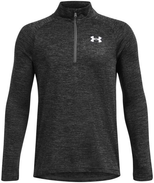 Under Armour TECH 2.0 1/2 ZIP Chlapčenské tričko s dlhým rukávom, tmavo sivá, veľkosť XS