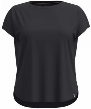 Smartwool SHORT SLEEVE SWING TOP Dámske tričko, čierna, veľkosť