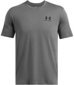 Under Armour SPORTSTYLE LC SS Pánske tričko, tmavo sivá, veľkosť S