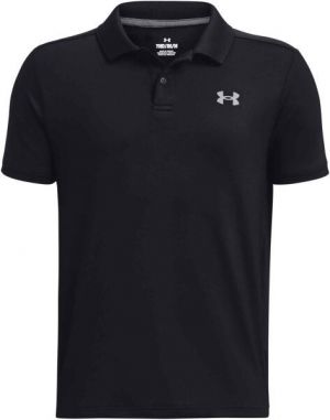 Under Armour PERFORMANCE POLO Chlapčenské polo tričko, čierna, veľkosť L