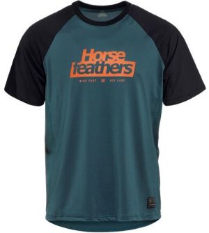 Horsefeathers SPIKE Pánsky cyklistický dres, tmavo modrá, veľkosť