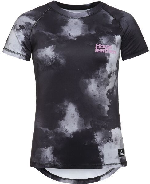 Horsefeathers DECO Dámsky cyklistický dres, tmavo sivá, veľkosť