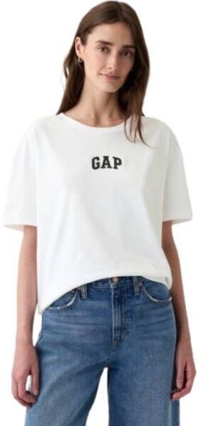 GAP BOYFRIEND Dámske tričko, biela, veľkosť