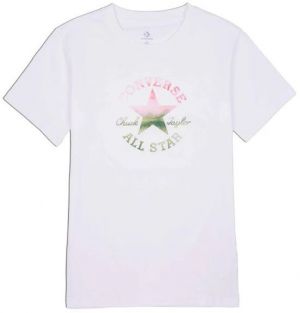 Converse STANDARD FIT CENTER STAR CHEV Unisex tričko, biela, veľkosť