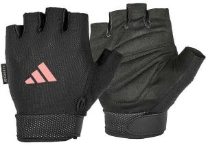 adidas ESSENTIAL ADJUSTABLE GLOVES W Dámske rukavice na posilňovanie, čierna, veľkosť