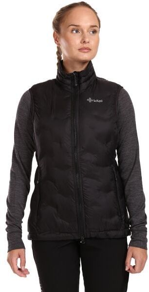 KILPI NAI Dámska zateplená vesta, černá, veľkosť