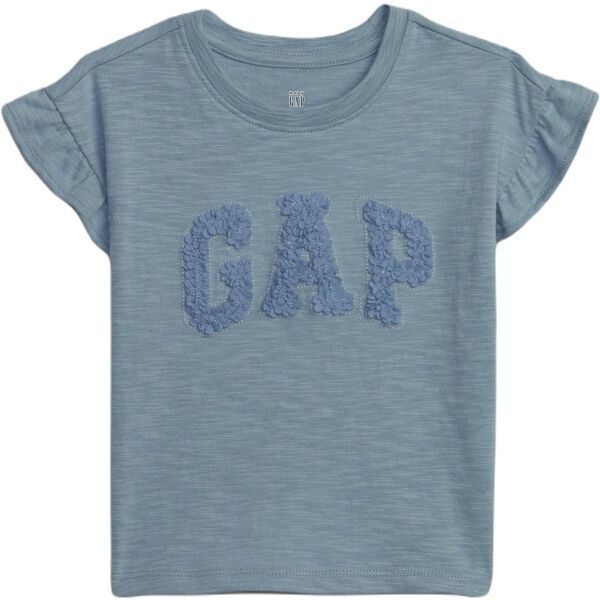 GAP LOGO RUFFLE Detské tričko, modrá, veľkosť