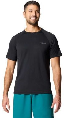 Columbia ALPINE CHIL™ PRO SS CREW Pánske športové tričko, čierna, veľkosť