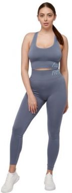 Fitforce LAUWRY Dámske fitnesslegíny, tmavo sivá, veľkosť