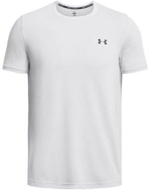 Under Armour VANISH SEAMLESS Pánske tričko, biela, veľkosť
