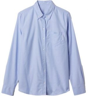 GAP V-FRCH FITTED OXFORD LOGO Dámska košeľa, svetlomodrá, veľkosť