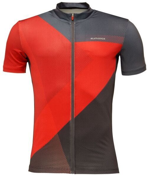 Klimatex KOBLET Pánsky cyklistický dres s krátkym rukávom, červená, veľkosť XXL