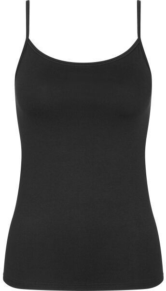 TRIUMPH SENSE OF COTTON Dámsky tielkový top, čierna, veľkosť