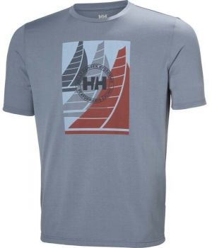 Helly Hansen HP RACE GRAPHIC Pánské triko, sivá, veľkosť