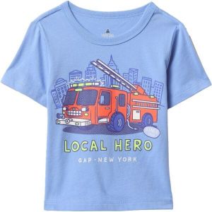 GAP GRAPHIC Chlapčenské tričko, svetlomodrá, veľkosť