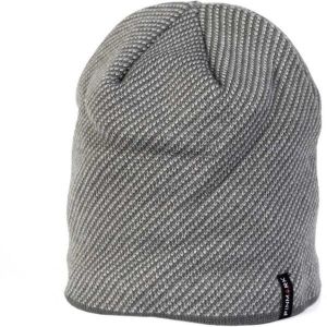 Finmark WINTER HAT Pánska pletená čiapka, sivá, veľkosť UNI
