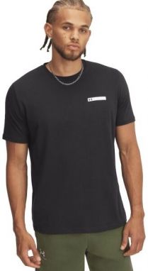 Under Armour STRIP LOGO Pánske tričko, čierna, veľkosť