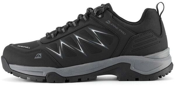 ALPINE PRO LARKIN Pánska outdoorová obuv, čierna, veľkosť