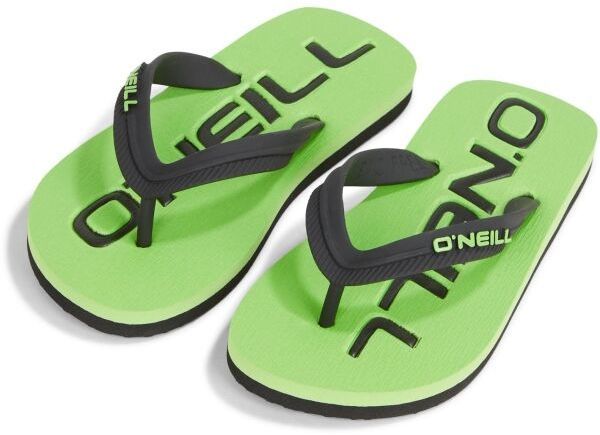 O'Neill PROFILE LOGO Chlapčenské žabky, zelená, veľkosť