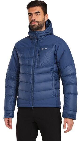 KILPI GUUS Pánska páperová bunda, tmavo modrá, veľkosť