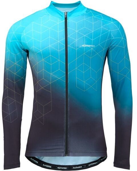 Klimatex NIBALI Pánsky cyklistický dres s dlhým rukávom, čierna, veľkosť
