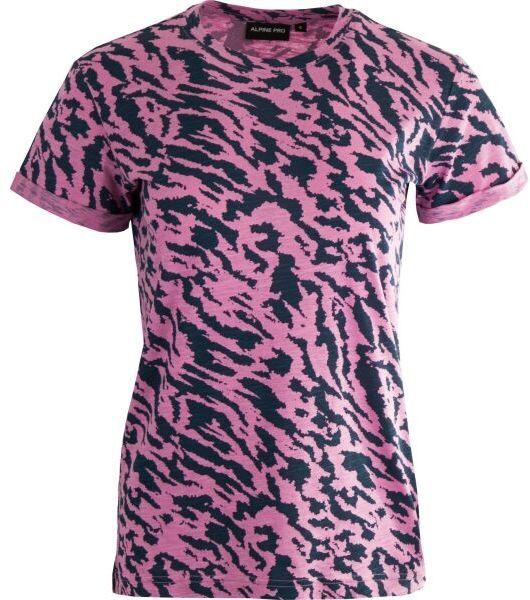 ALPINE PRO NUGRA Dámske tričko, ružová, veľkosť