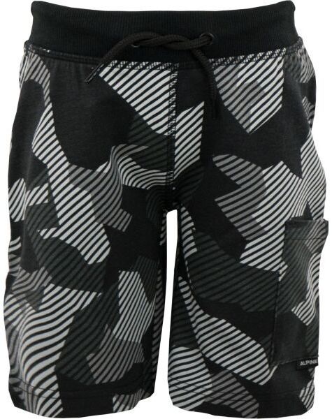 ALPINE PRO IMEDO Chlapčenské šortky, čierna, veľkosť 152-158